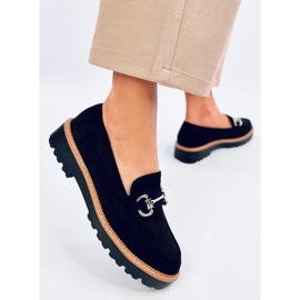 Mokasyny damskie Clays Black czarne 2