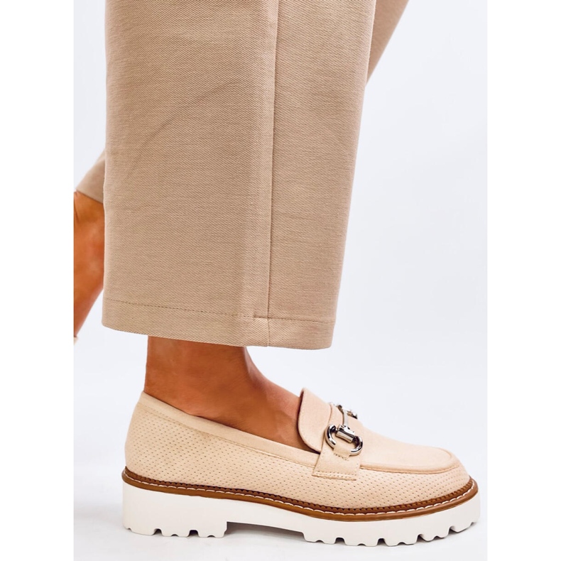 Mokasyny damskie Clays Beige beżowy 1