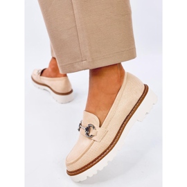 Mokasyny damskie Clays Beige beżowy 2