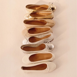 Marco Shoes Baletki Passo białe 8