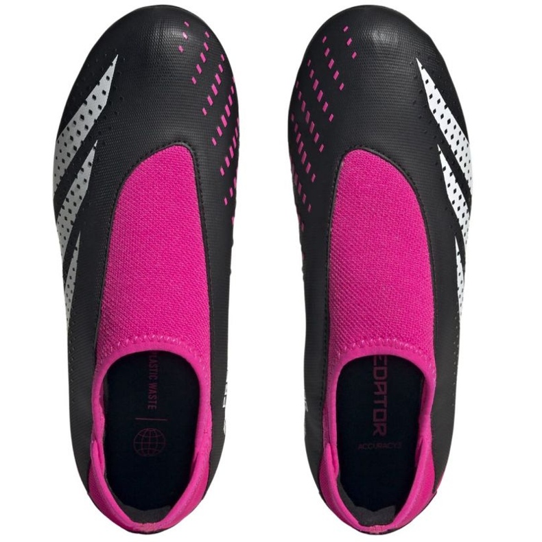 Buty piłkarskie adidas Predator Accuracy.3 Ll Fg Jr GW4606 czarne 1