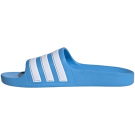Klapki adidas Adilette Aqua Slides Jr ID2621 niebieskie 2