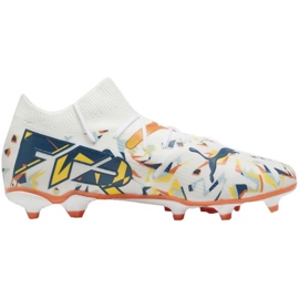 Buty piłkarskie Puma Future 7 Match Creativity FG/AG M 107845 01 białe 1