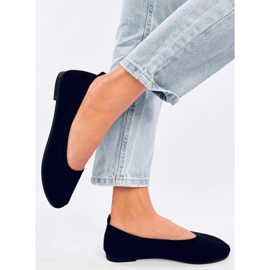 Baleriny skarpetkowe Cavaday Black czarne 2