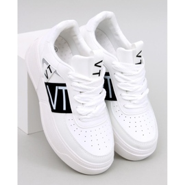 Sneakersy na platformie Sterry White Black białe 5