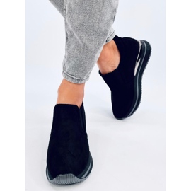 Półbuty na ukrytym koturnie Boult Black czarne 1