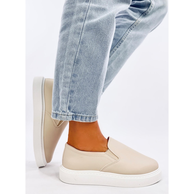 Trampki slip-on Allams Beige beżowy 2