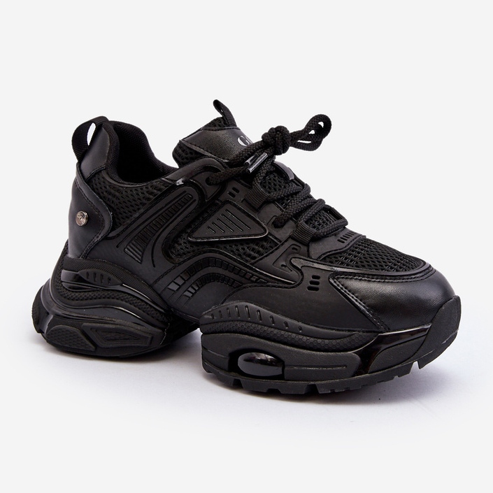 Sneakersy Na Masywnej Podeszwie GOE NN2N4045 Czarne 2