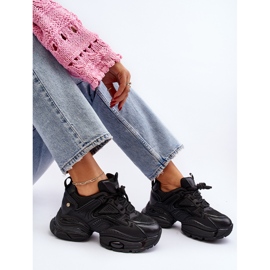 Sneakersy Na Masywnej Podeszwie GOE NN2N4045 Czarne 1