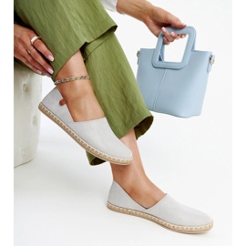 Srebrne tenisówki Gimja szare 1