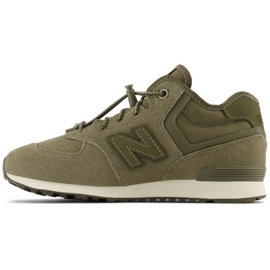 Buty ocieplane New Balance W JrGV574HG1 zielone 1