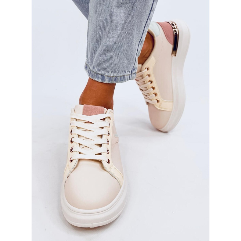 Sneakersy kolorowe Flocks Multi beżowy 1