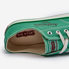 Trampki Męskie Big Star NN174062 Zielone 4