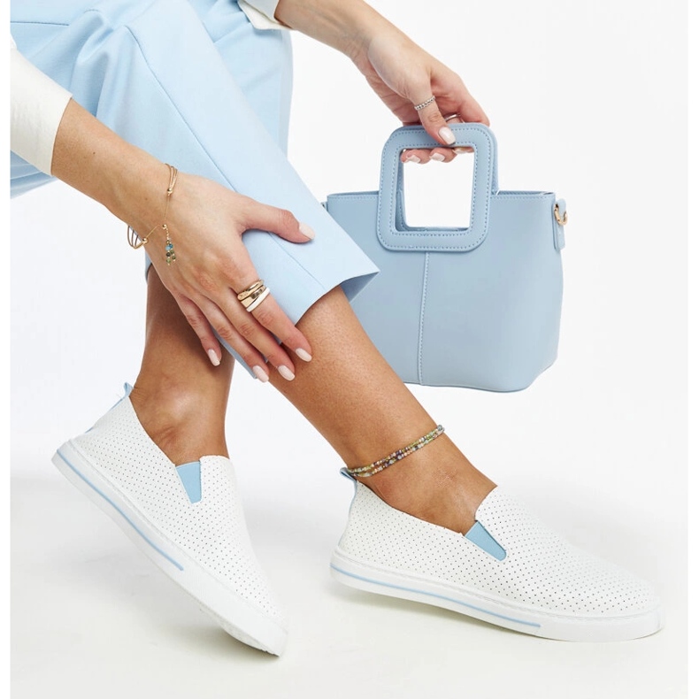 Białe półbuty Sanan 1