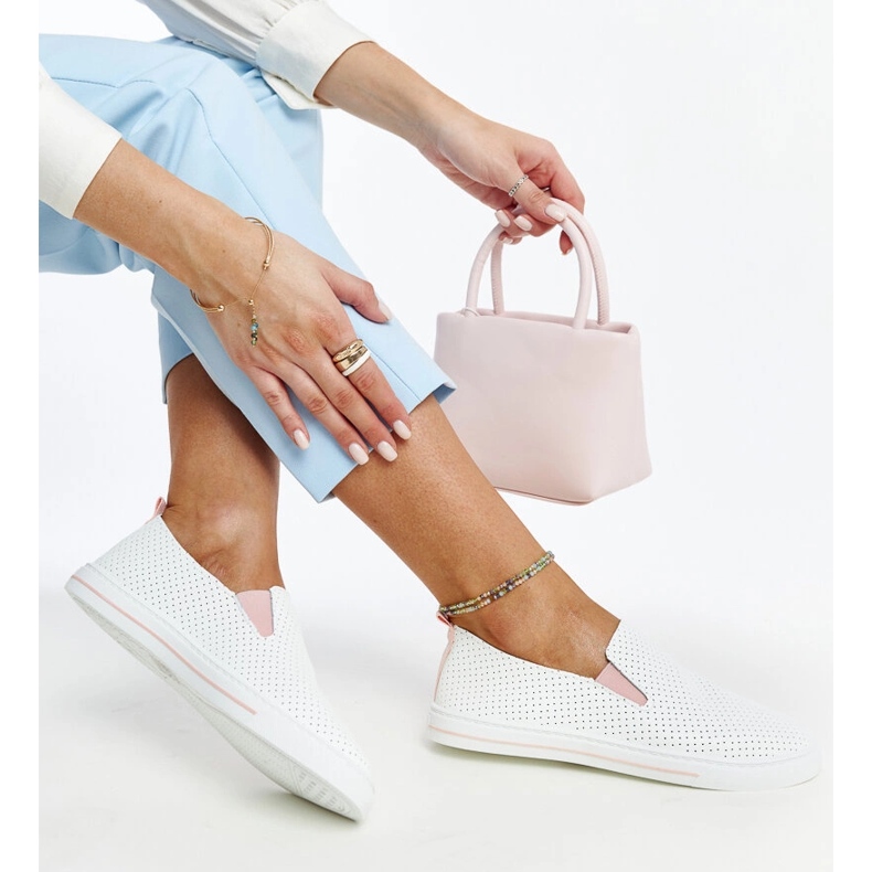 Białe półbuty Sanan 1