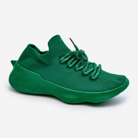Wsuwane Buty Sportowe Damskie Zielone Juhitha 1
