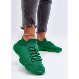 Wsuwane Buty Sportowe Damskie Zielone Juhitha 3