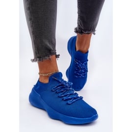 Wsuwane Buty Sportowe Damskie Niebieskie Juhitha 4
