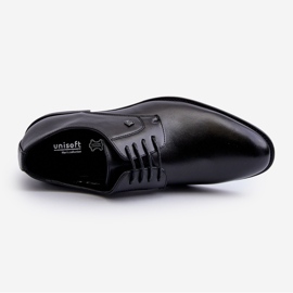 Męskie Eleganckie Półbuty Czarne Jenavee 1