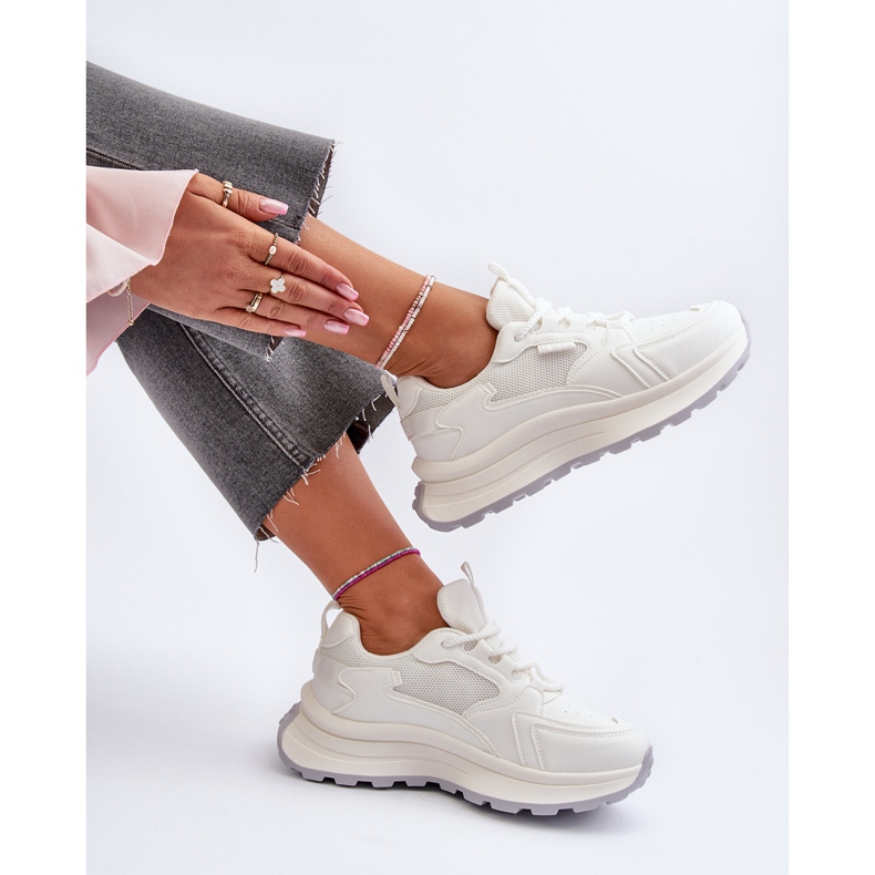 Sneakersy Damskie HI-POLY System Big Star NN274A107 Białe 1