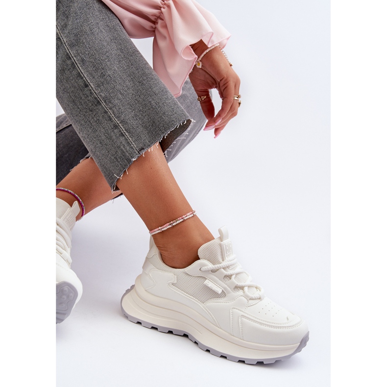 Sneakersy Damskie HI-POLY System Big Star NN274A107 Białe 2