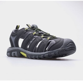Sandały HI-TEC Eritio AVSSS21-HT-02 BLACK/LIME czarne 1