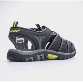 Sandały HI-TEC Eritio AVSSS21-HT-02 BLACK/LIME czarne 4