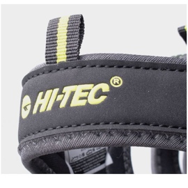 Sandały HI-TEC Eritio AVSSS21-HT-02 BLACK/LIME czarne 6