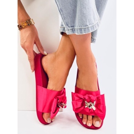 Klapki damskie Camelia Red czerwone 1