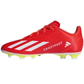 Buty piłkarskie adidas X Crazyfast Club FxG IF0720 czerwone 1
