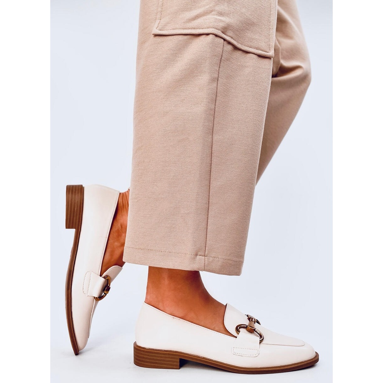 Mokasyny damskie Jonna Beige beżowy 2