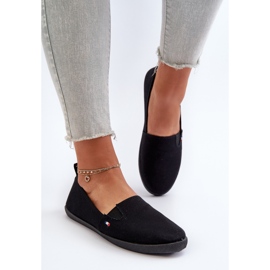 Tenisówki Trampki Slip-On Damskie Czarne Adrancia 4