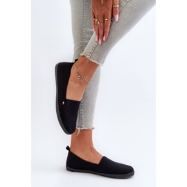 Tenisówki Trampki Slip-On Damskie Czarne Adrancia 7