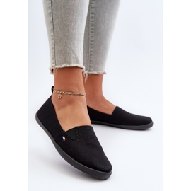 Tenisówki Trampki Slip-On Damskie Czarne Adrancia 3