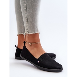 Tenisówki Trampki Slip-On Damskie Czarne Adrancia 6