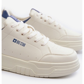 Sneakersy Męskie Memory Foam System Big Star NN174150 Jasnobeżowe beżowy 2
