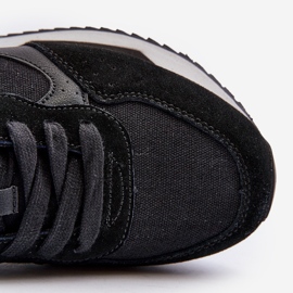 Sneakersy Męskie Memory Foam System Big Star NN174350 Czarne 4