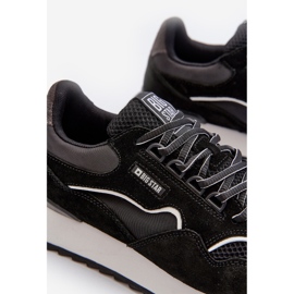 Sneakersy Męskie Big Star NN174321 Memory Foam System Czarne 8