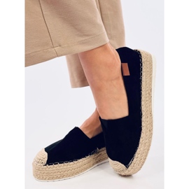 Espadryle damskie Alain Black czarne 2