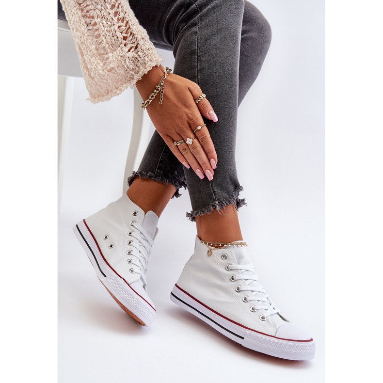 Trampki Damskie Białe Socerio 1