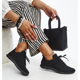 Czarne sneakersy sportowe Shukornia 1