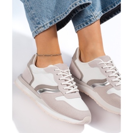 Buty sportowe damskie białe 2