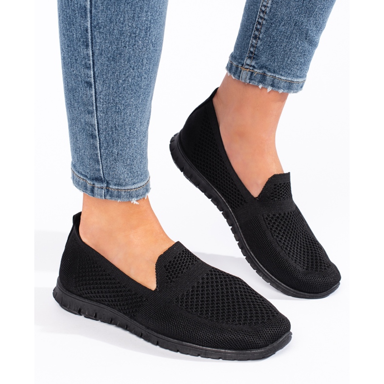 Wsuwane trampki slip on czarne 1