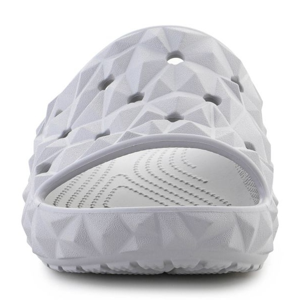 Klapki Crocs Classic Geometric Slide V2 W 209608-1FT szare 1