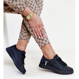 Czarne sneakersy eko skóra Devona 1