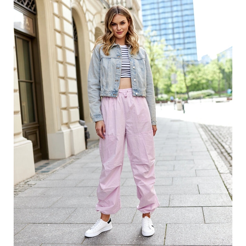 Biało-czarne sneakersy eko skóra Berdine białe 1