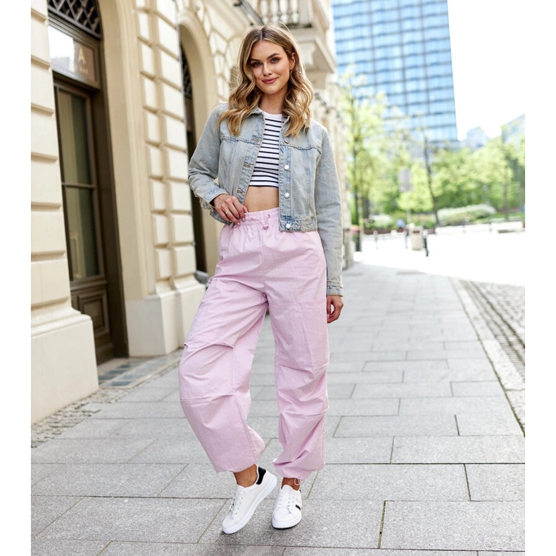 Biało-czarne sneakersy eko skóra Berdine białe 2