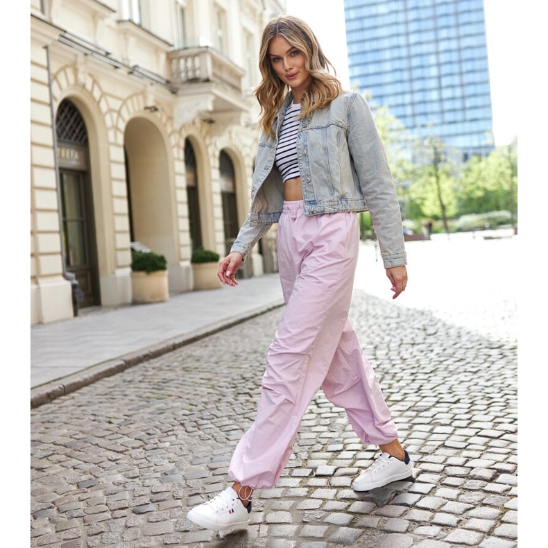 Białe sneakersy eko skóra Gioya 1