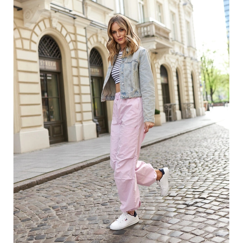 Białe sneakersy eko skóra Gioya 2