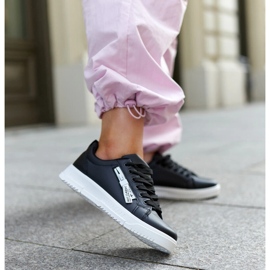 Czarne sneakersy eko skóra Brecht 2